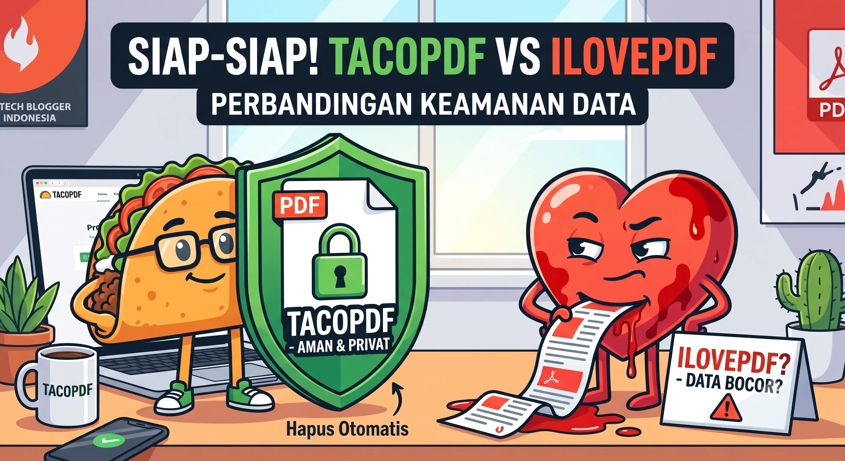 Stop Pakai iLovePDF! Ini Alasan TacoPDF Jadi Pilihan Utama untuk Lindungi Data Pribadimu