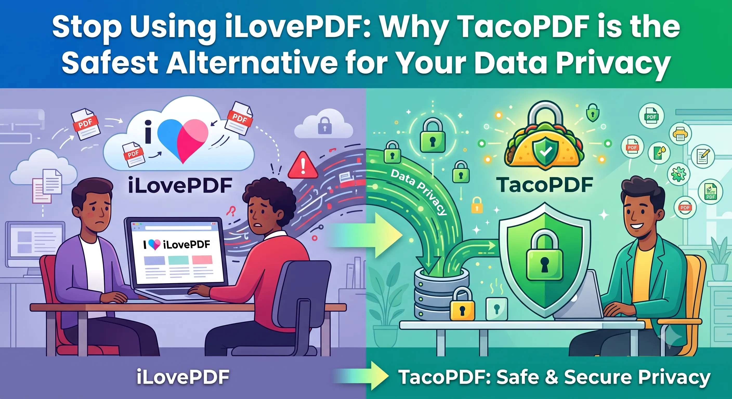 The Dark Truth About Free PDF Tools: Why Millions Are Ditching iLovePDF for TacoPDF